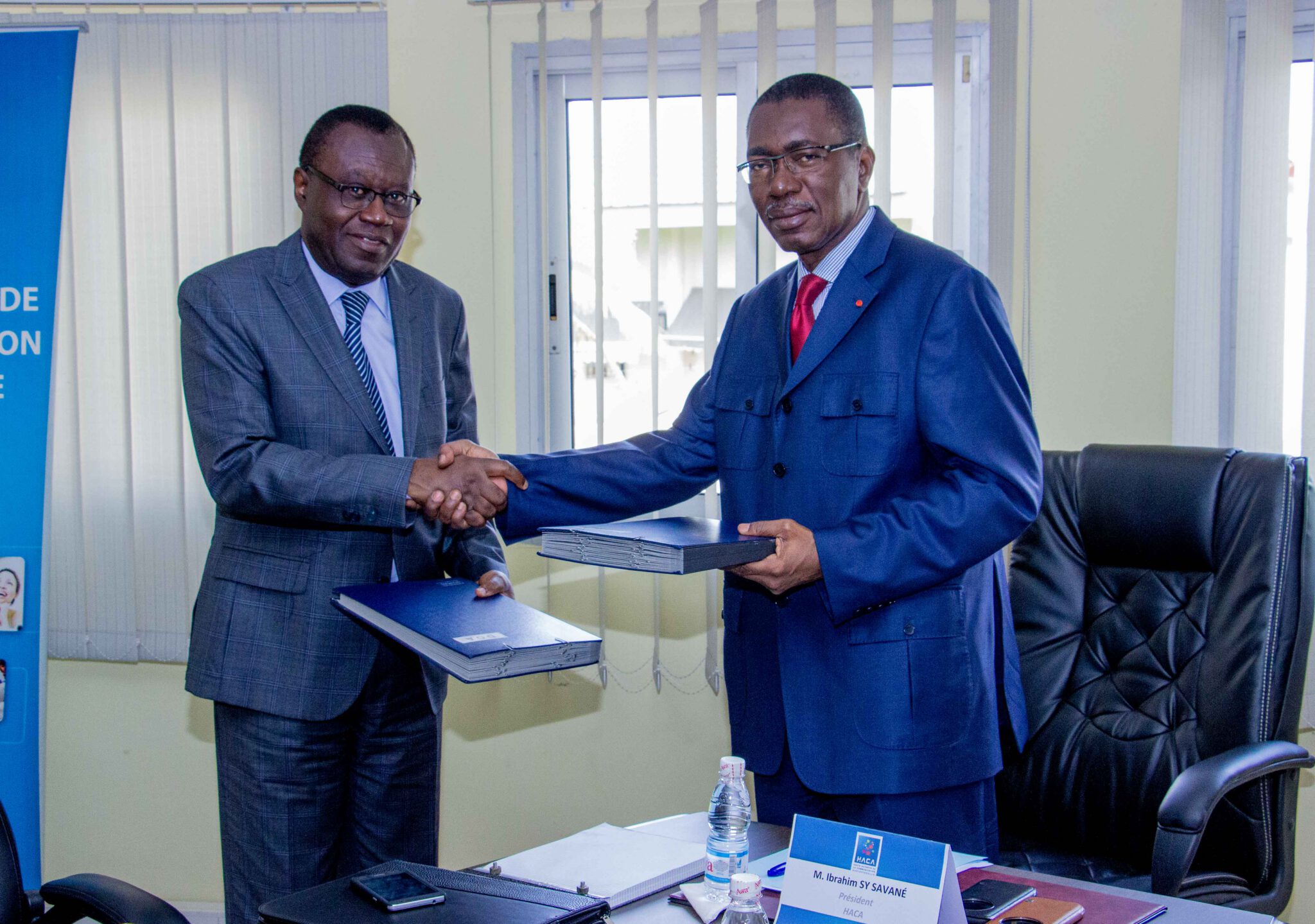 Signature de Convention entre la HACA et la Fondation FHB